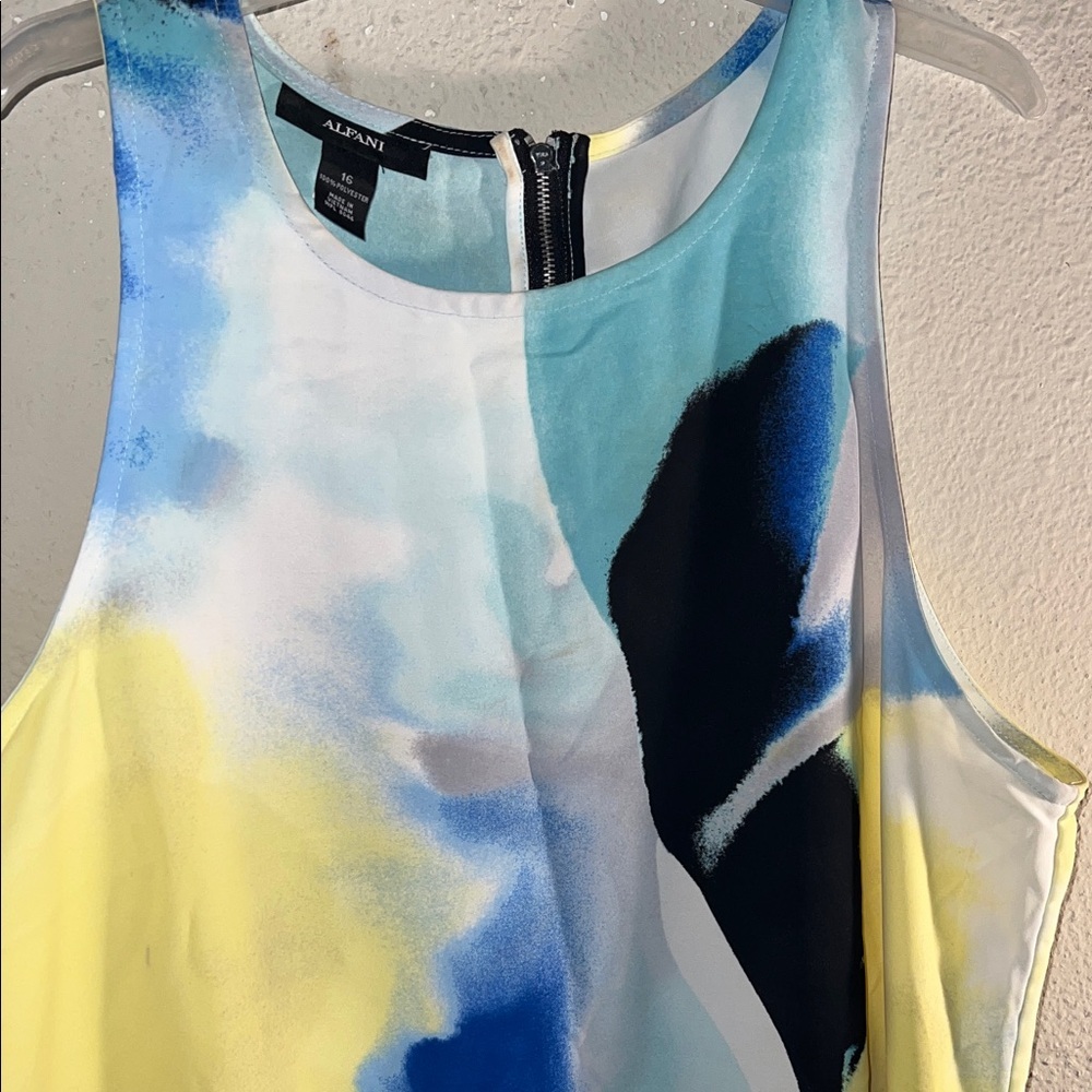 Alfani Multicolor Sleeveless Dress